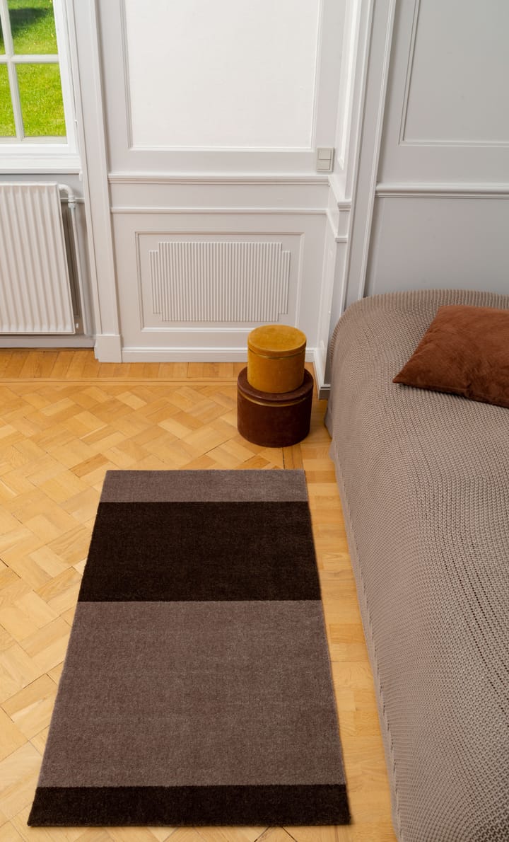 Stripes Flurteppich horizontal, Sand-brown, 67 x 120cm tica copenhagen