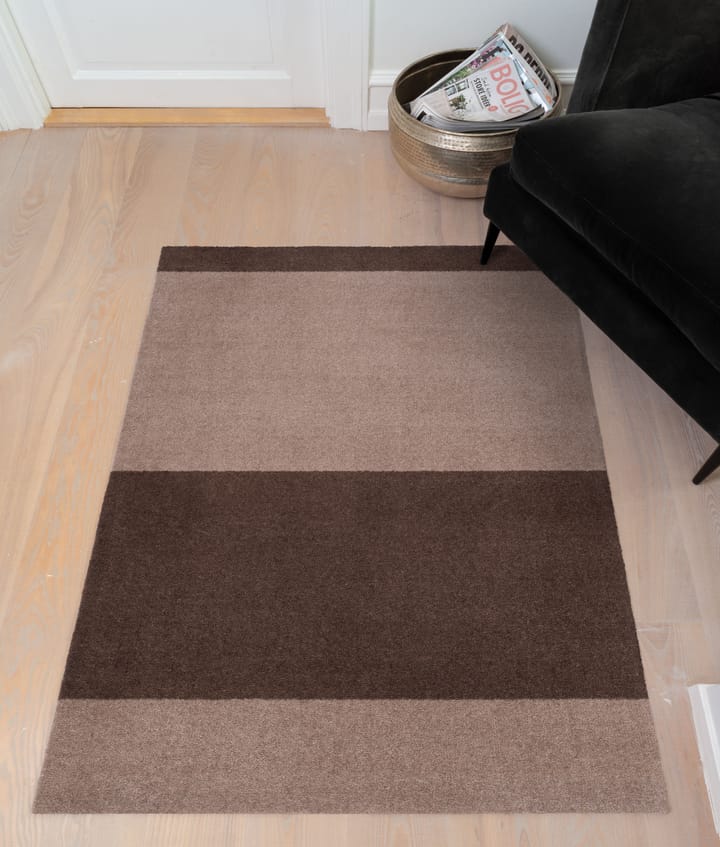 Stripes Flurteppich horizontal, Sand-brown, 67 x 120cm tica copenhagen
