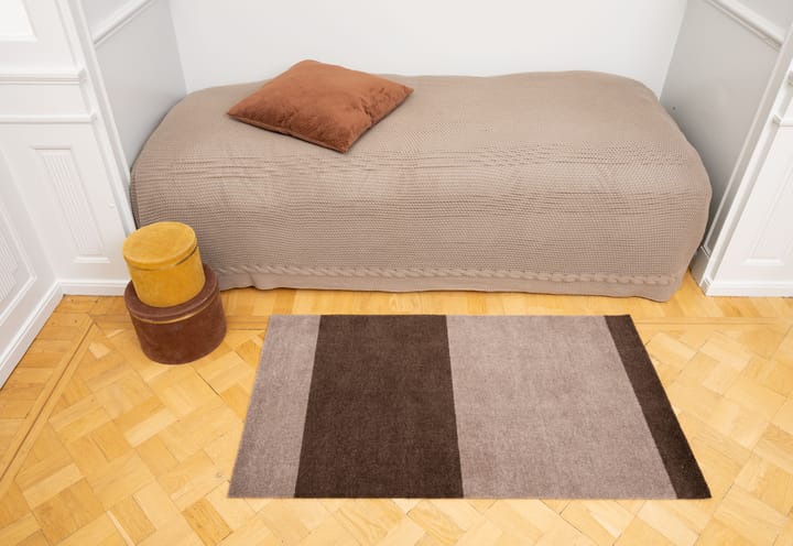 Stripes Flurteppich horizontal, Sand-brown, 67 x 120cm tica copenhagen