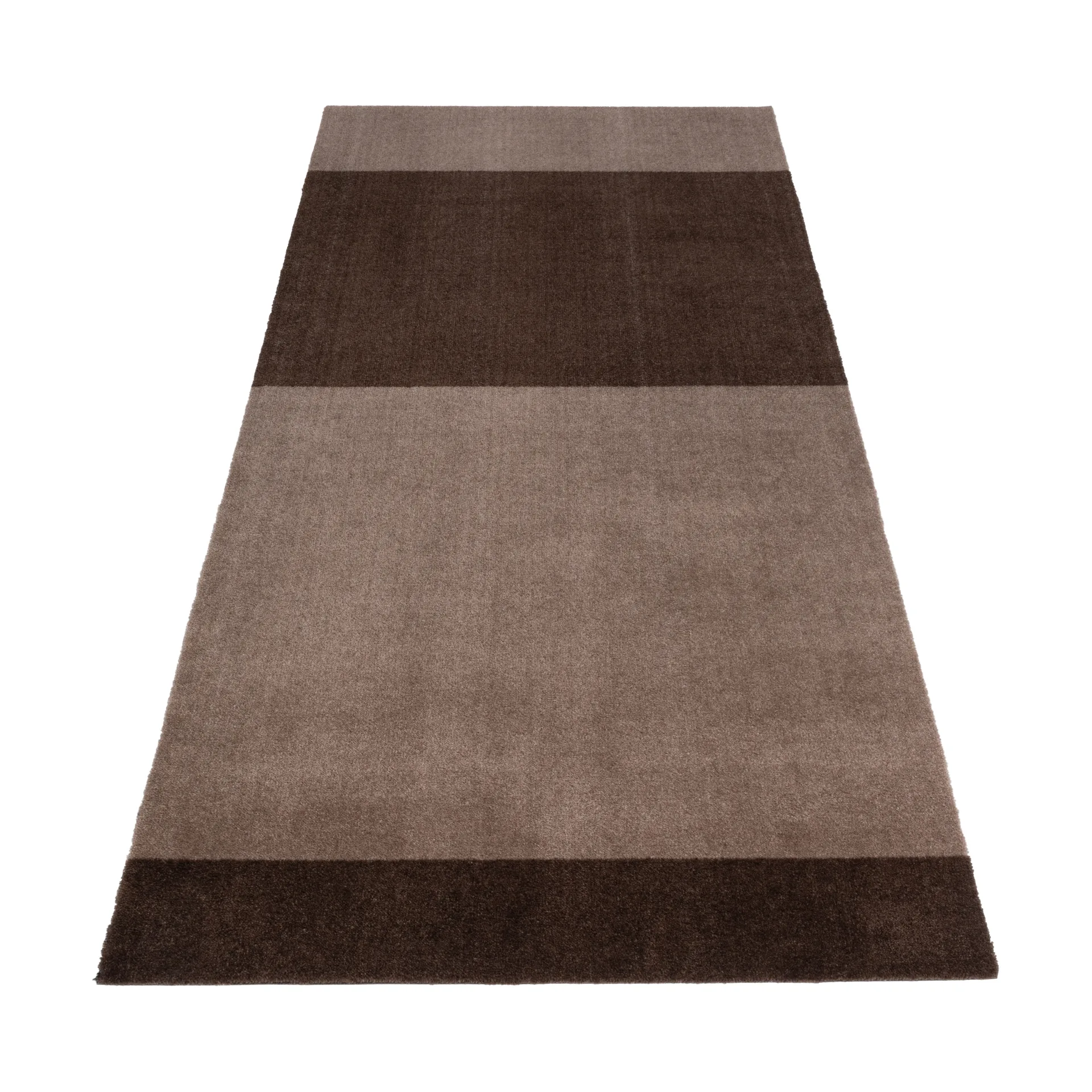 Stripes Flurteppich horizontal, Sand-brown, 90 x 200cm tica copenhagen