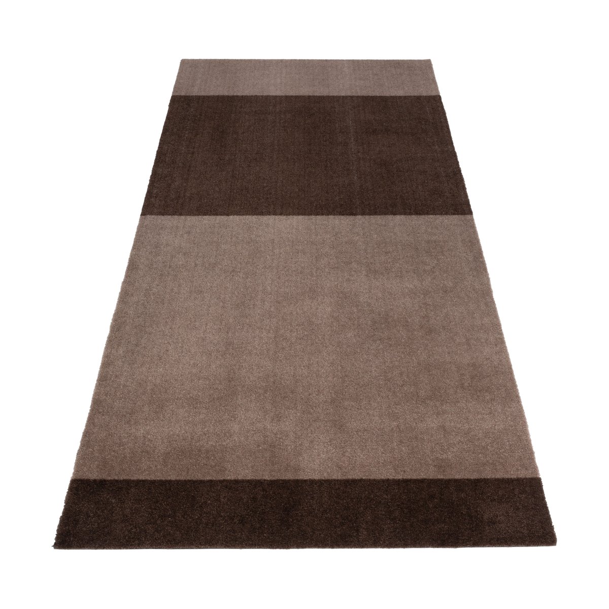tica copenhagen Stripes Flurteppich horizontal Sand-brown, 90 x 200cm