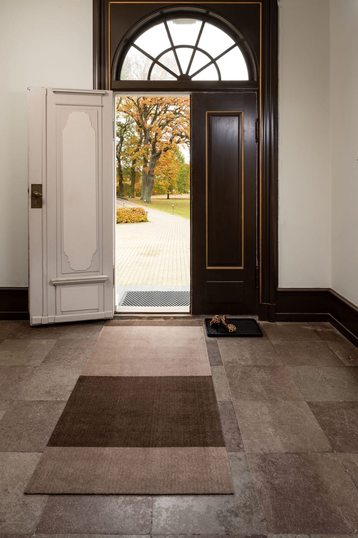 Stripes Flurteppich horizontal, Sand-brown, 90 x 200cm tica copenhagen