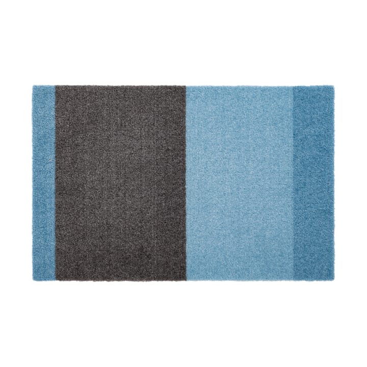 Stripes horizontal Fußabstreifer - Blue-steel grey, 40 x 60cm - Tica copenhagen