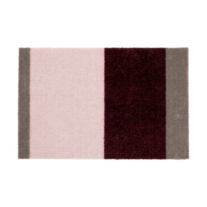 Stripes horizontal Fußabstreifer - Bordeaux-rose-sand, 40x60 cm - Tica copenhagen