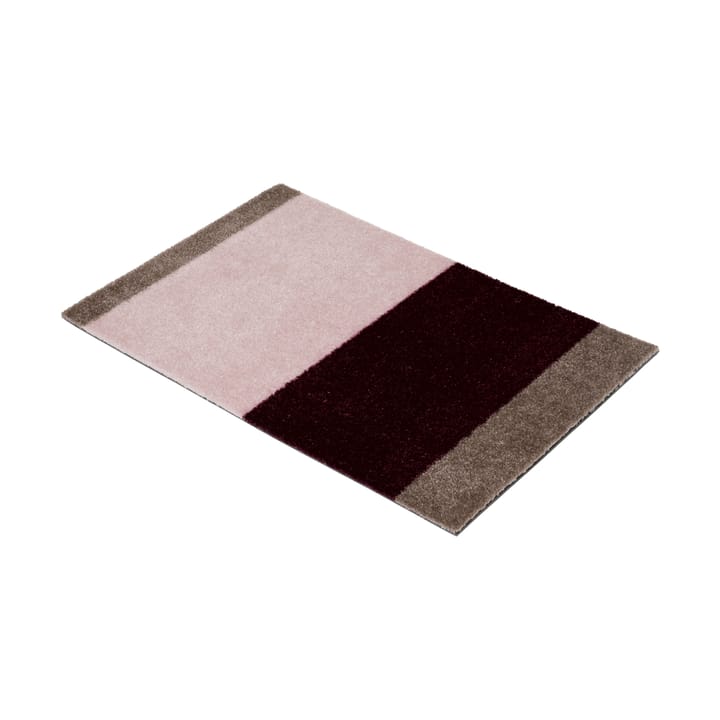 Stripes horizontal Fußabstreifer, Bordeaux-rose-sand, 40x60 cm tica copenhagen