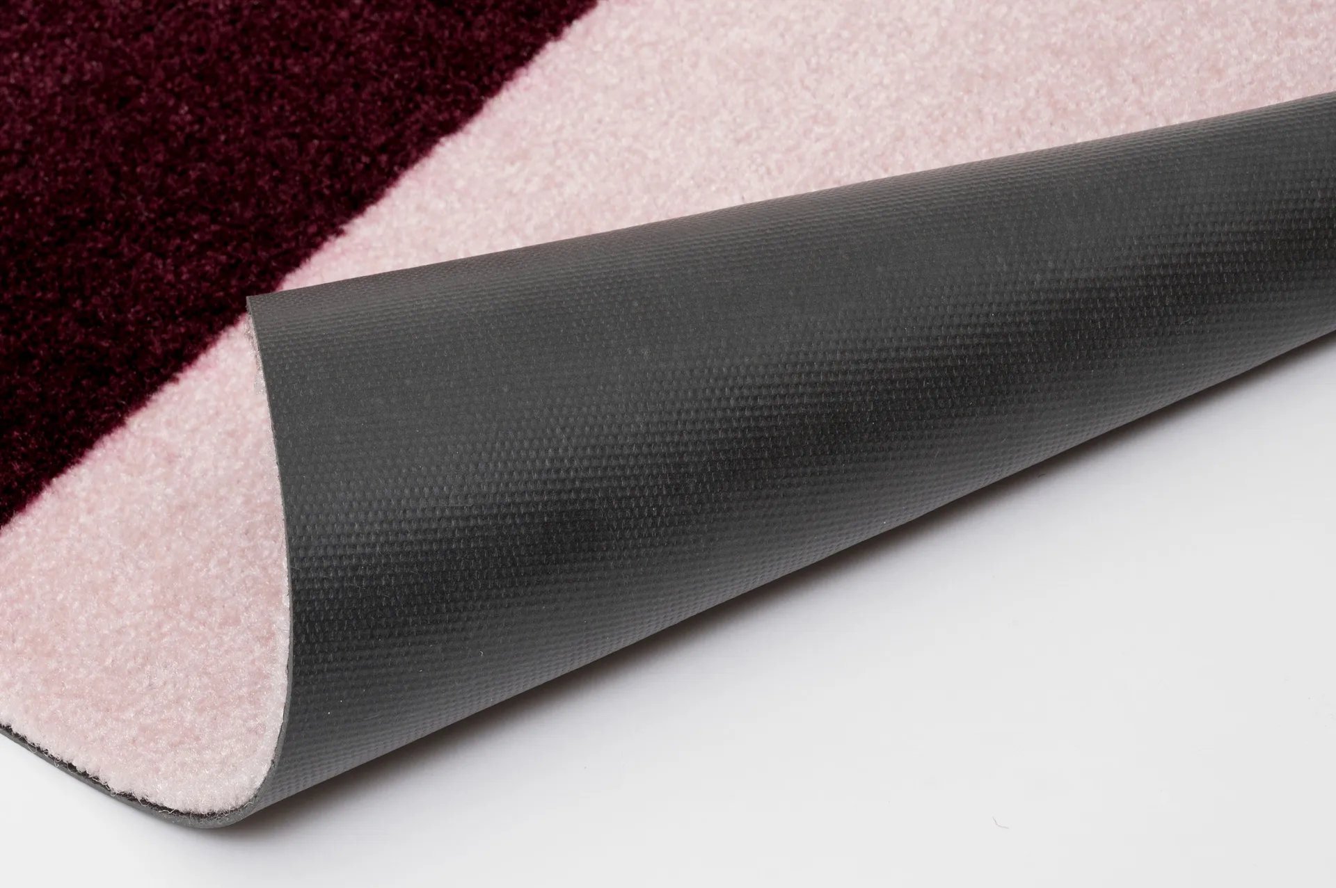 Stripes horizontal Fußabstreifer, Bordeaux-rose-sand, 40x60 cm tica copenhagen