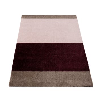 Stripes horizontal Fußabstreifer - Bordeaux-rose-sand, 60x90 cm - tica copenhagen