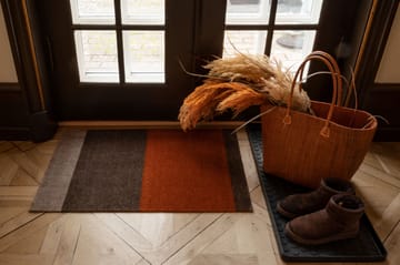 Stripes horizontal Fußabstreifer - Brown-terrakotta, 60 x 90cm - tica copenhagen