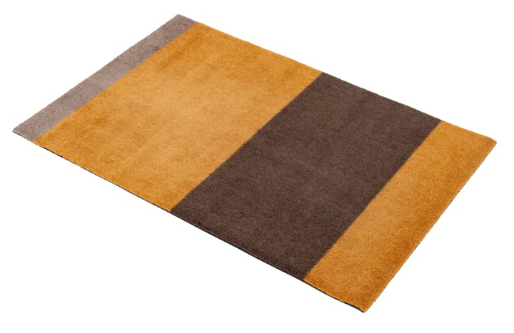 Stripes horizontal Fußabstreifer, Dijon-brown-sand, 60 x 90cm tica copenhagen
