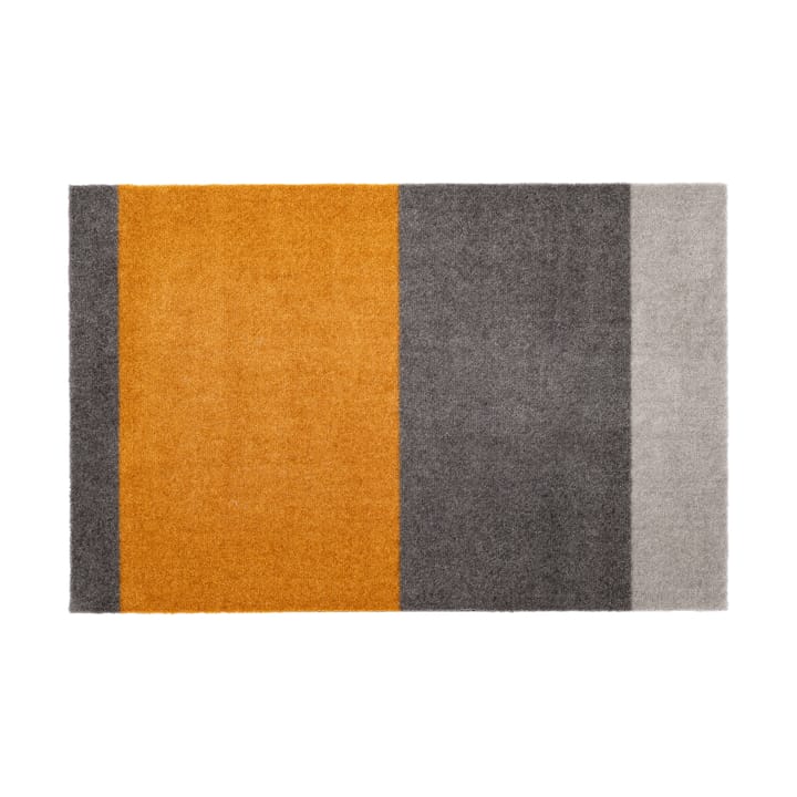 Stripes horizontal Fußabstreifer - Grey-grey-dijon, 60 x 90cm - Tica copenhagen