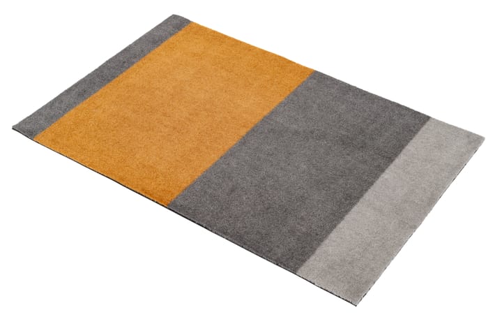 Stripes horizontal Fußabstreifer, Grey-grey-dijon, 60 x 90cm tica copenhagen