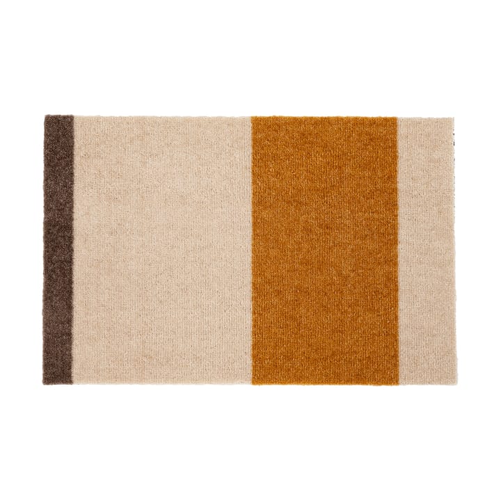 Stripes horizontal Fußabstreifer - Ivory-dijon-brown, 40 x 60cm - Tica copenhagen