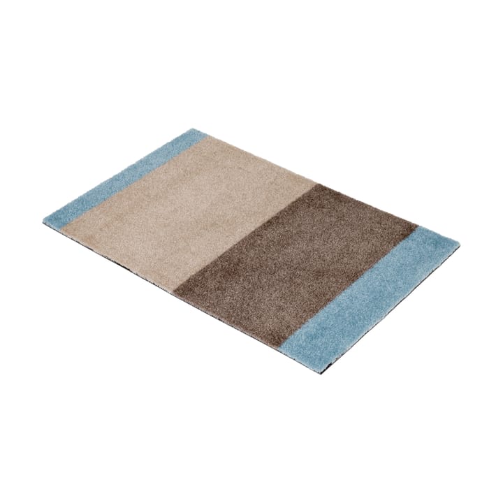 Stripes horizontal Fußabstreifer, Ivory-sand-blue, 40x60 cm tica copenhagen