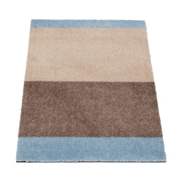 Stripes horizontal Fußabstreifer - Ivory-sand-blue, 40x60 cm - tica copenhagen