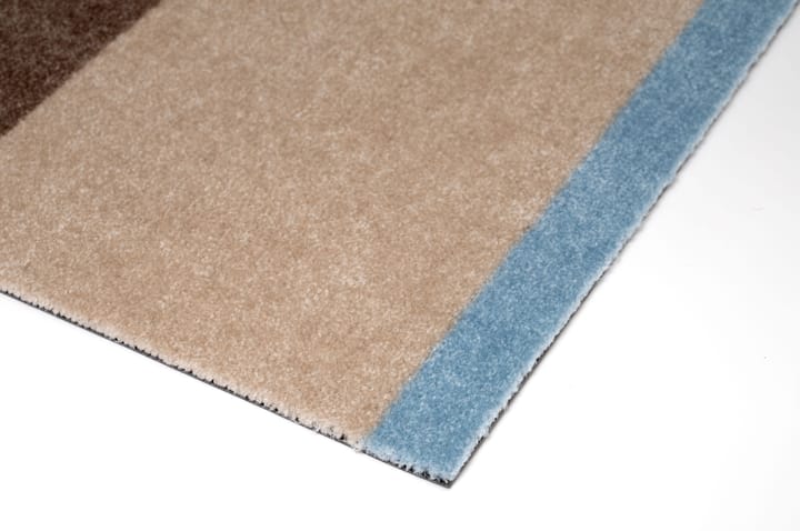 Stripes horizontal Fußabstreifer, Ivory-sand-blue, 40x60 cm tica copenhagen