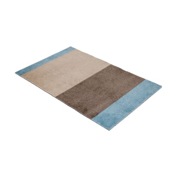 Stripes horizontal Fußabstreifer - Ivory-sand-blue, 60x90 cm - tica copenhagen