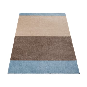 Stripes horizontal Fußabstreifer - Ivory-sand-blue, 60x90 cm - tica copenhagen
