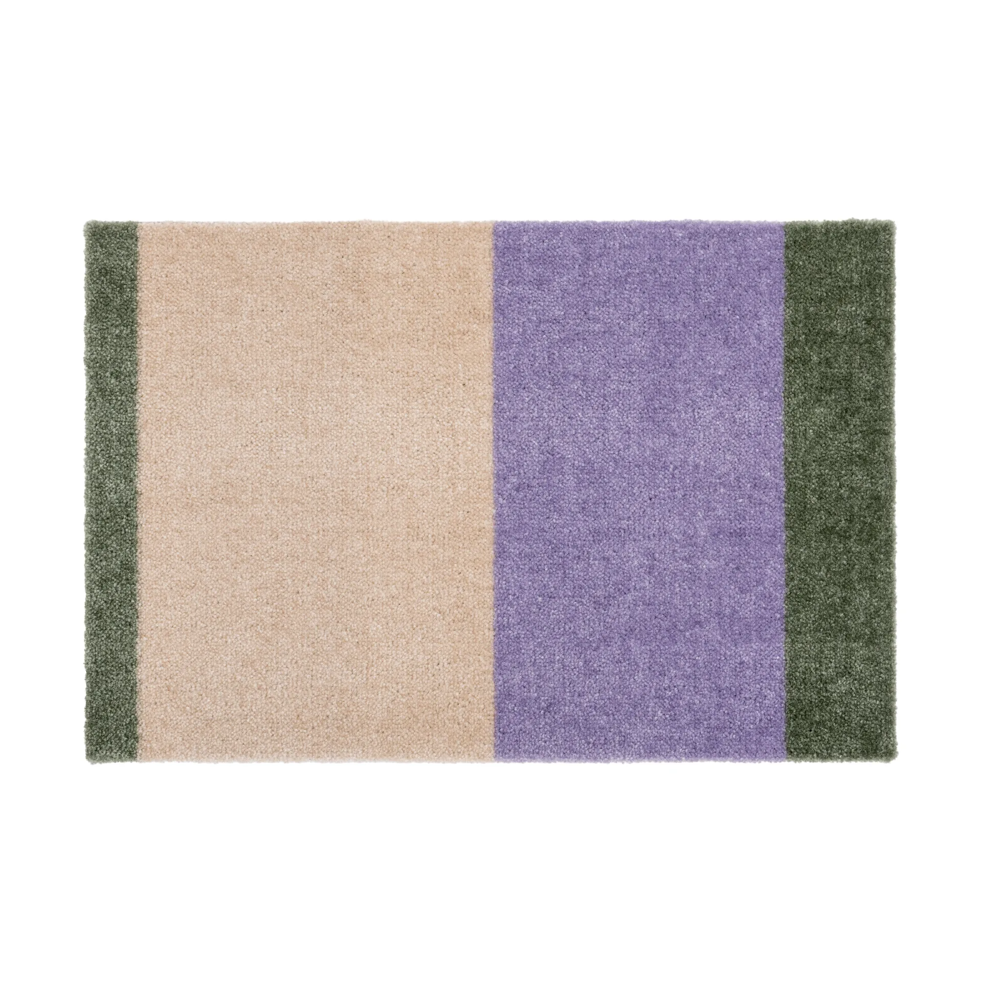 Stripes horizontal Fußabstreifer, Lilac-ivory-green, 40x60 cm tica copenhagen