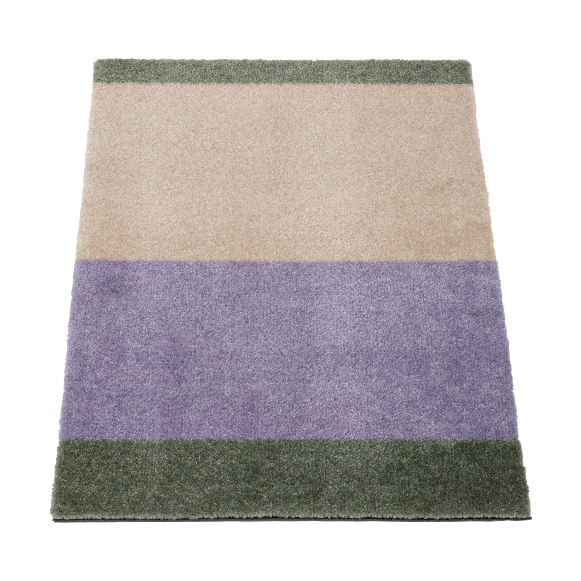 Stripes horizontal Fußabstreifer, Lilac-ivory-green, 40x60 cm tica copenhagen