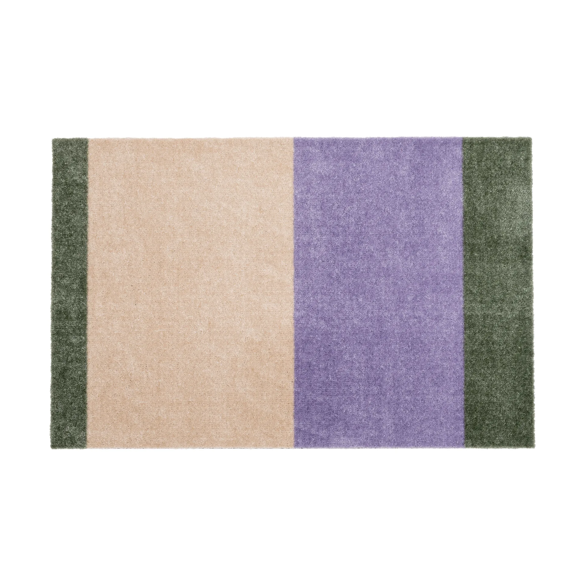 Stripes horizontal Fußabstreifer, Lilac-ivory-green, 60x90 cm tica copenhagen