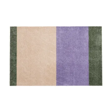 Stripes horizontal Fußabstreifer - Lilac-ivory-green, 60x90 cm - tica copenhagen
