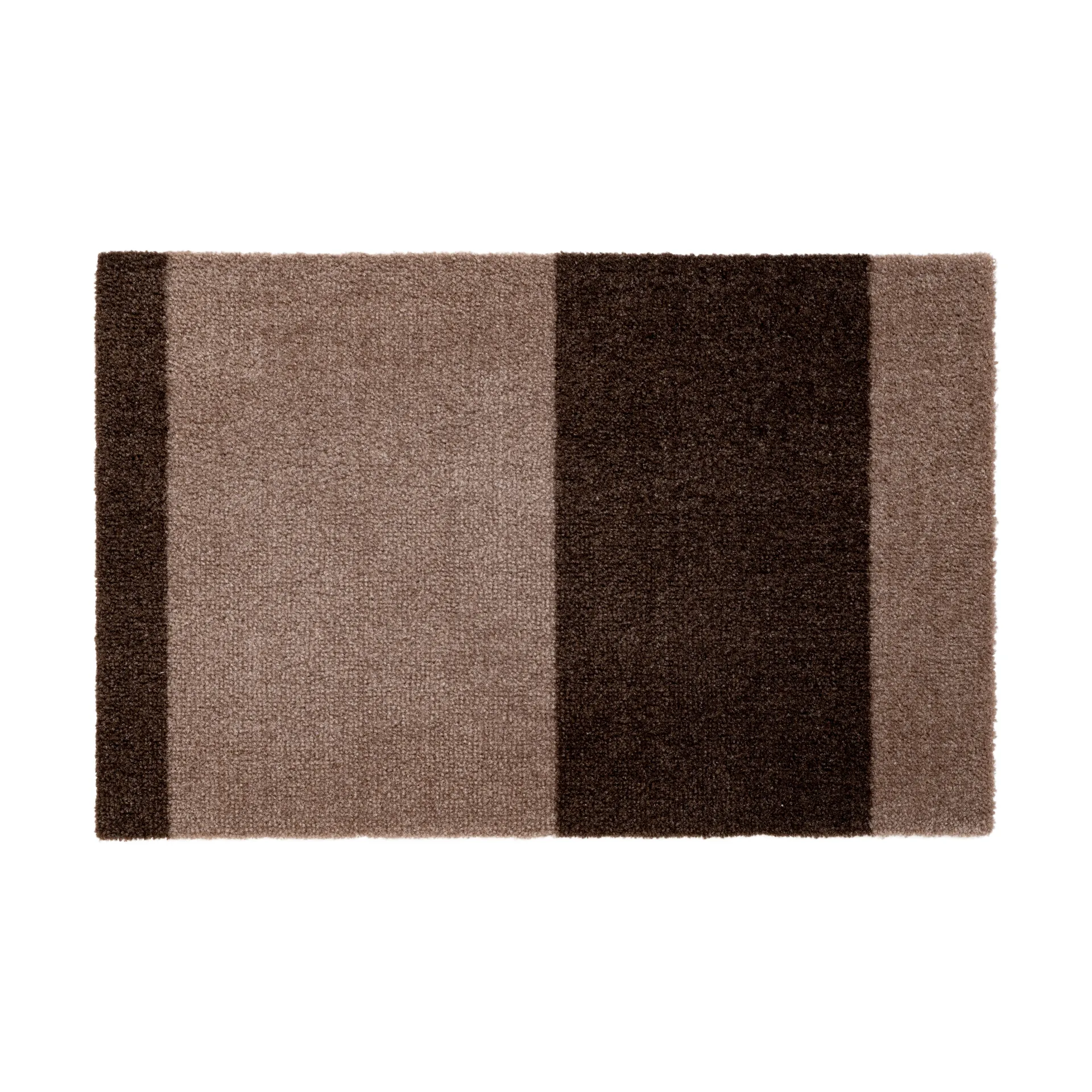 Stripes horizontal Fußabstreifer, Sand-brown, 40 x 60cm tica copenhagen