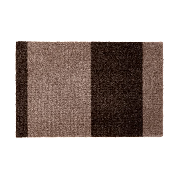 Stripes horizontal Fußabstreifer - Sand-brown, 40 x 60cm - Tica copenhagen
