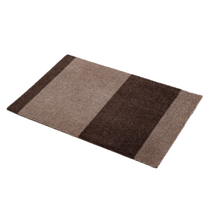 Stripes horizontal Fußabstreifer, Sand-brown, 40 x 60cm tica copenhagen