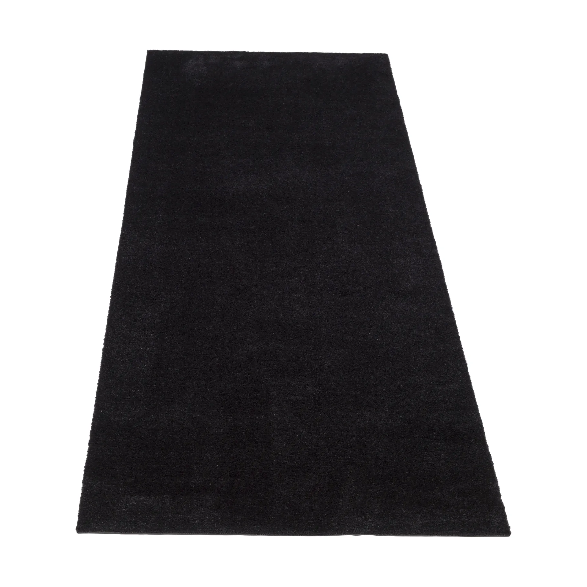 Unicolor Flurteppich, Black, 90 x 200cm tica copenhagen