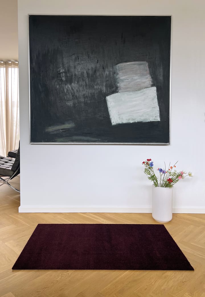 Unicolor Flurteppich, Bordeaux, 90x130 cm tica copenhagen