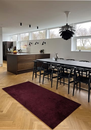 Unicolor Flurteppich - Bordeaux, 90x200 cm - tica copenhagen