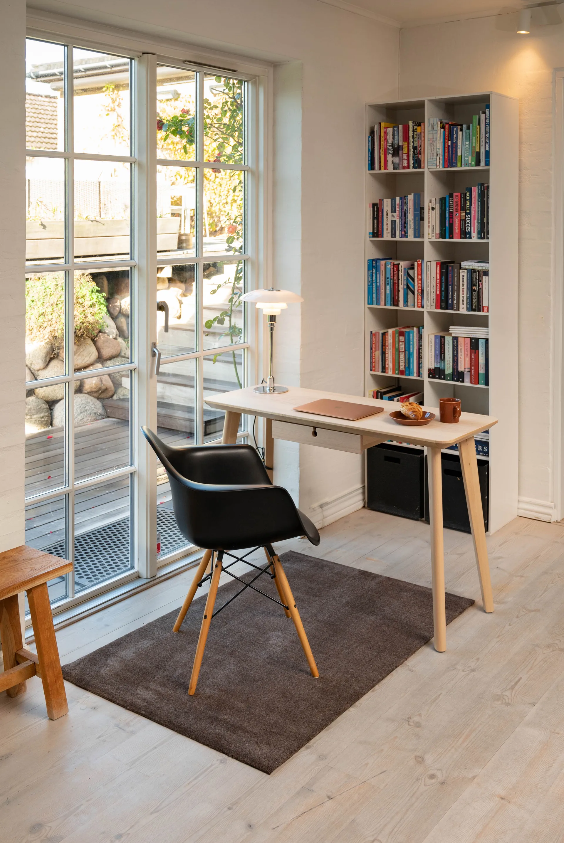 Unicolor Flurteppich, Brown, 90 x 130cm tica copenhagen