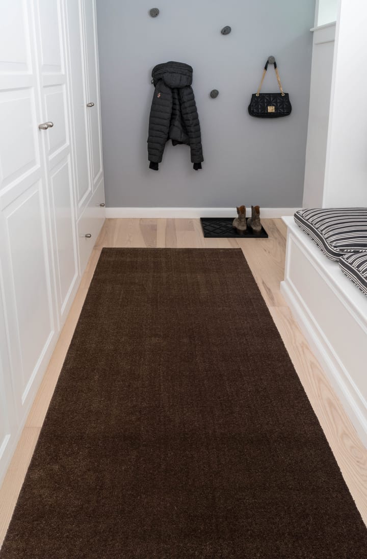 Unicolor Flurteppich, Brown, 90 x 200cm tica copenhagen