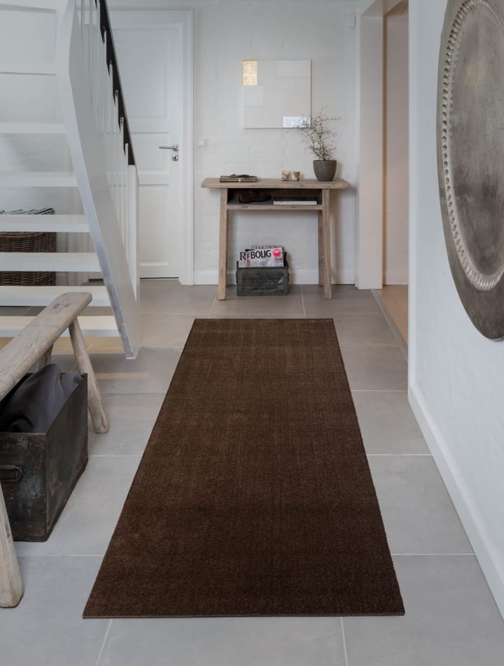 Unicolor Flurteppich, Brown, 90 x 200cm tica copenhagen