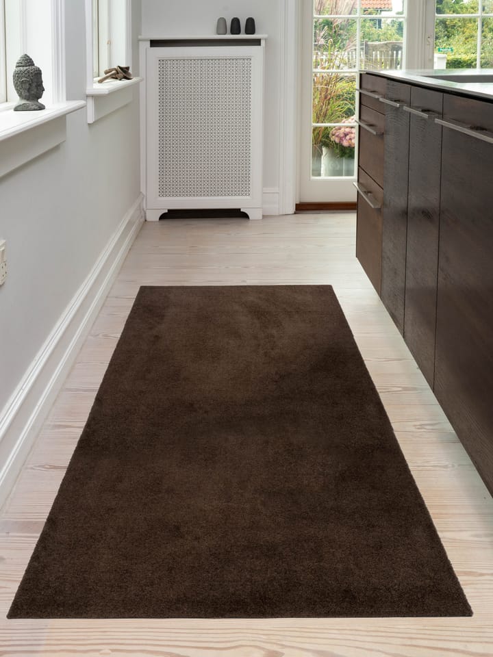 Unicolor Flurteppich, Brown, 90 x 200cm tica copenhagen