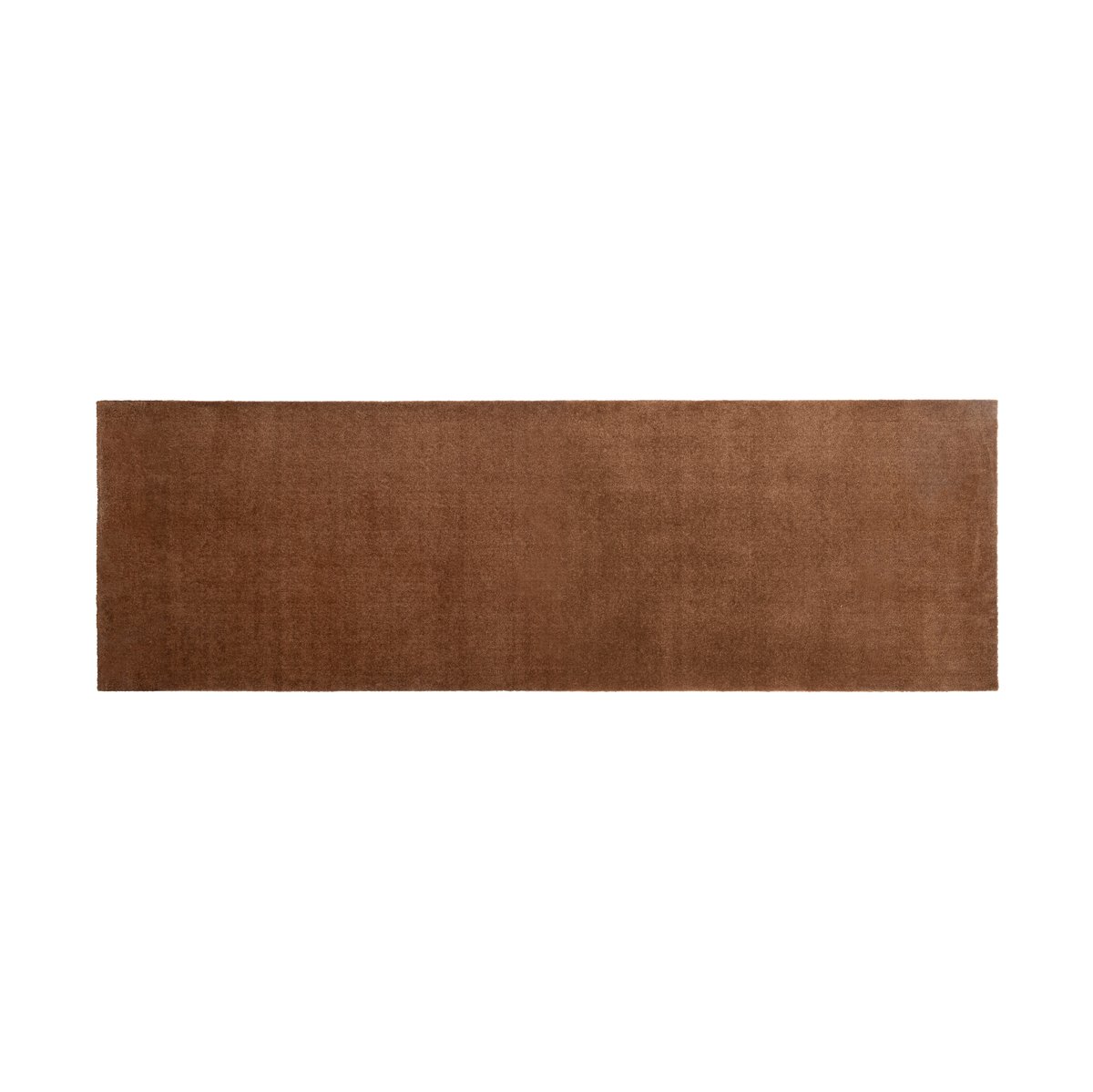 tica copenhagen Unicolor Flurteppich Cognac, 100x300 cm