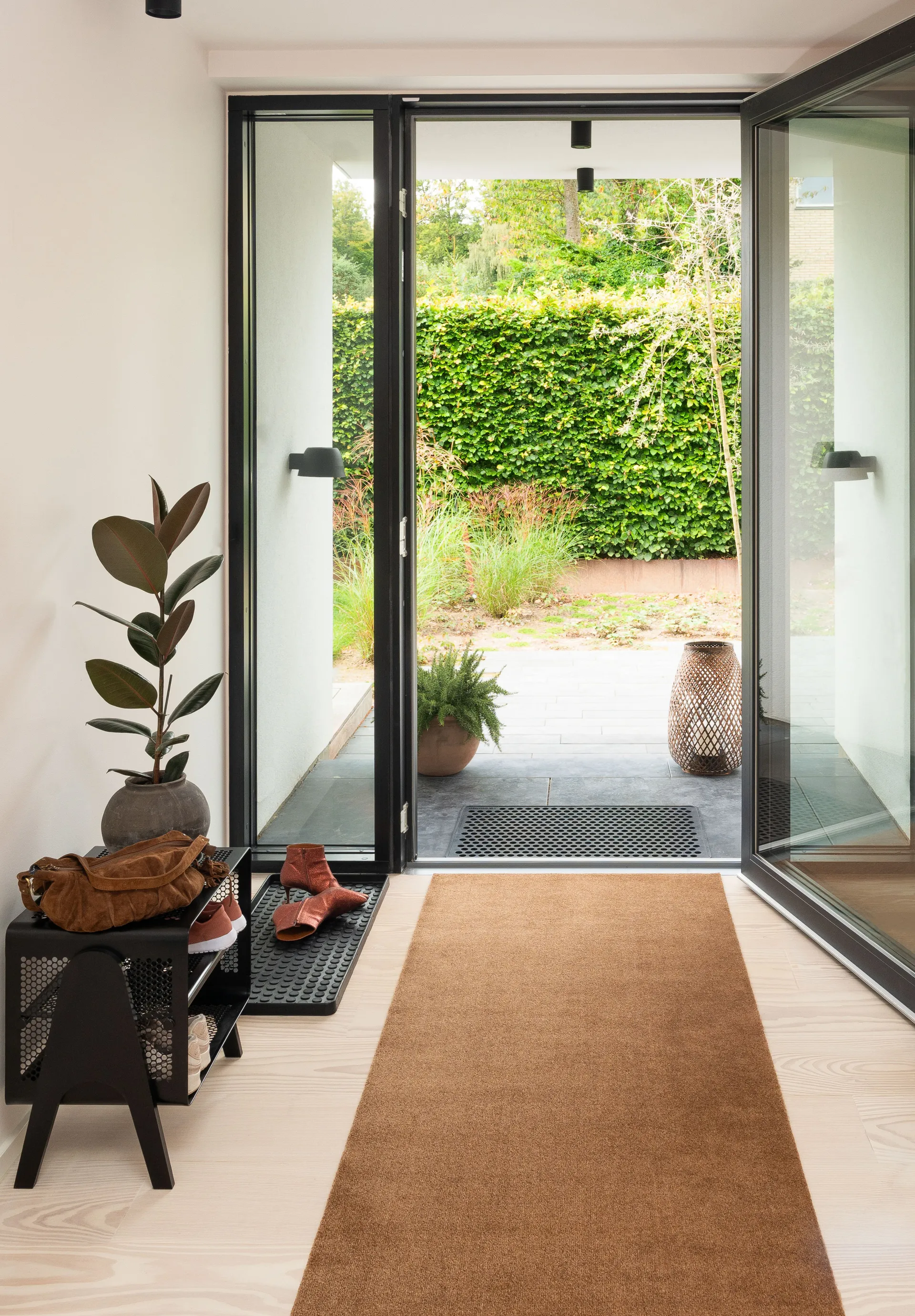 Unicolor Flurteppich, Cognac, 100x300 cm tica copenhagen