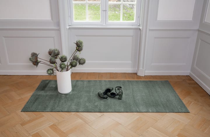 Unicolor Flurteppich - Dusty green, 90 x 200cm - tica copenhagen