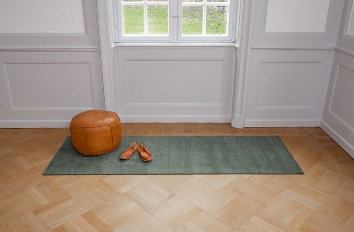 Unicolor Flurteppich, Dusty green, 90 x 200cm tica copenhagen