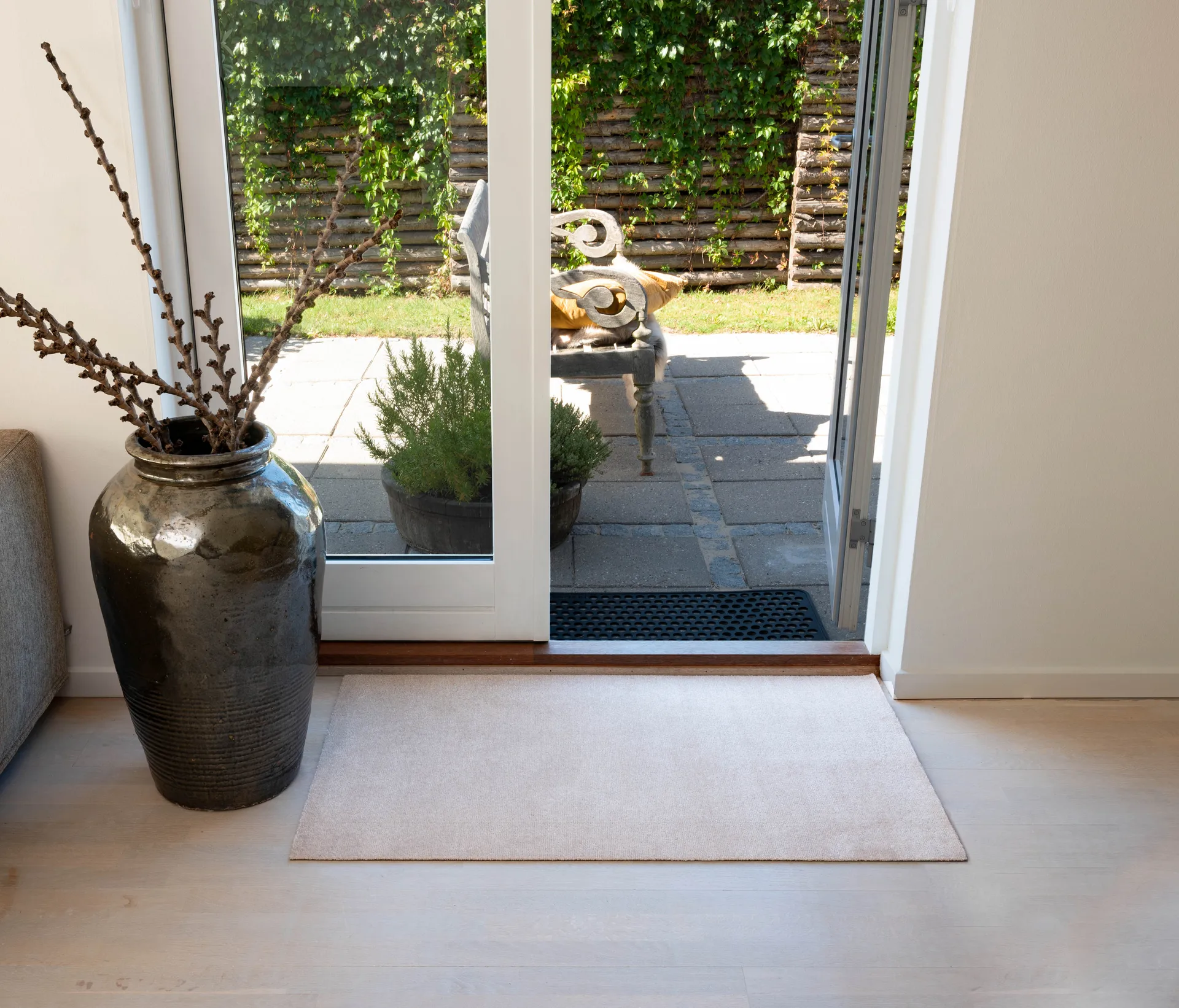 Unicolor Flurteppich, Ivory, 67 x 120cm tica copenhagen