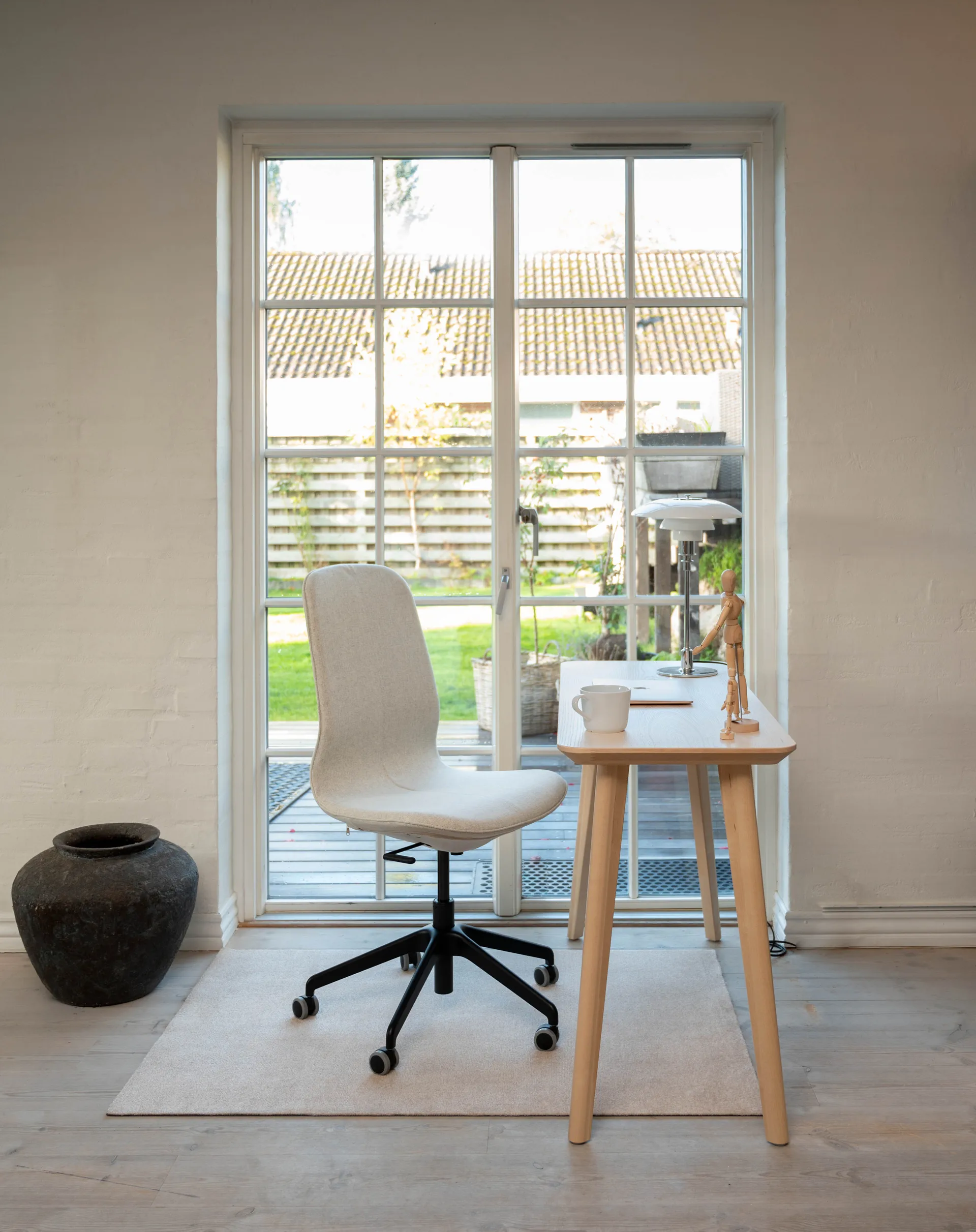 Unicolor Flurteppich, Ivory, 90 x 130cm tica copenhagen