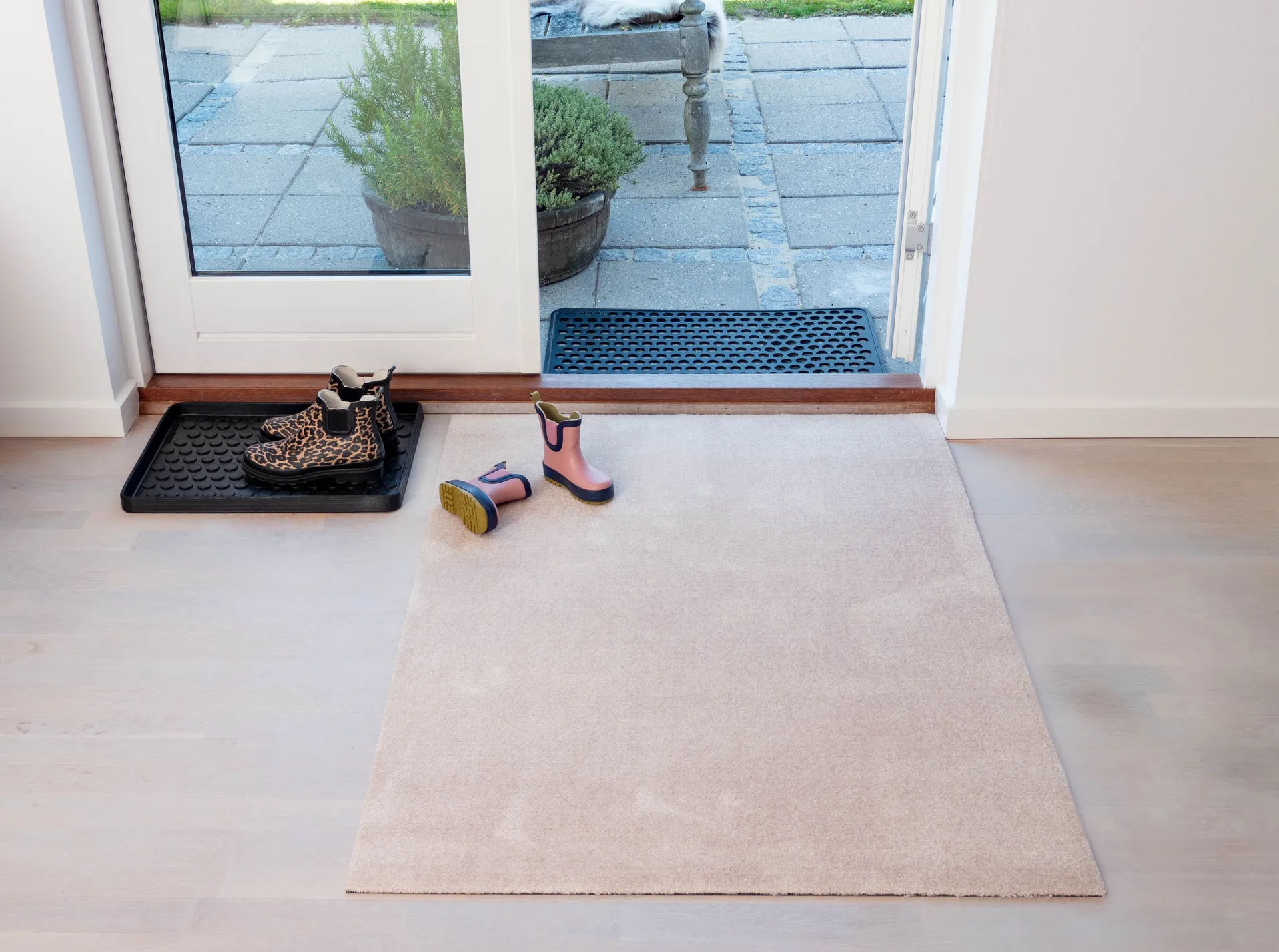 Unicolor Flurteppich, Ivory, 90 x 130cm tica copenhagen