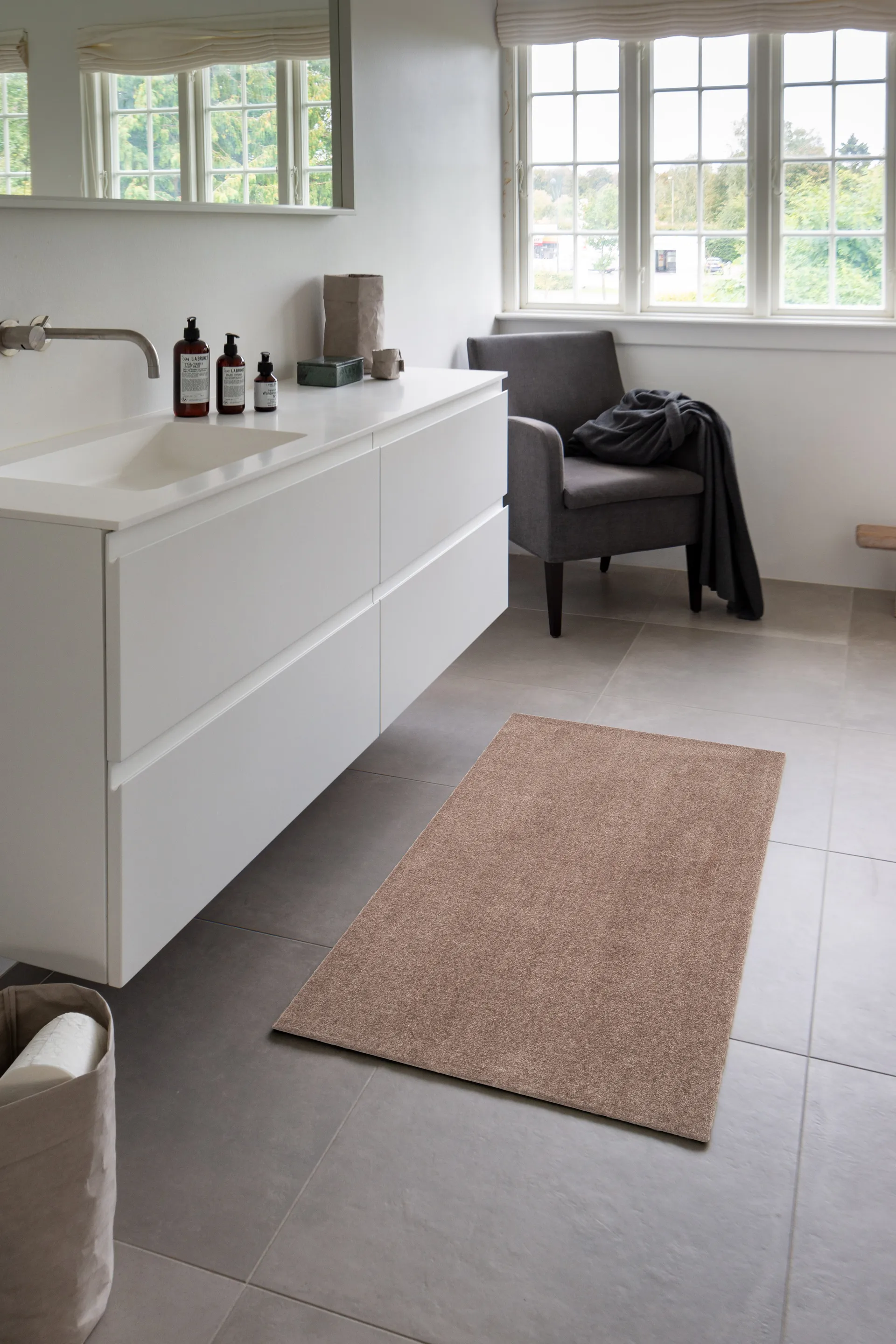 Unicolor Flurteppich, Sand, 67 x 120cm tica copenhagen