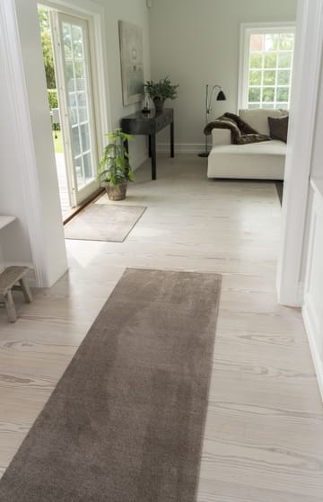Unicolor Flurteppich - Sand, 90 x 200cm - tica copenhagen