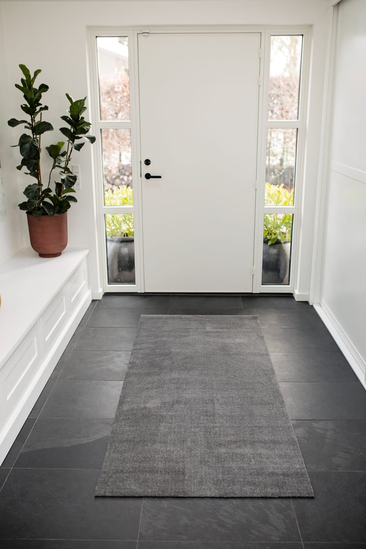 Unicolor Flurteppich, Steelgrey, 90 x 200cm tica copenhagen