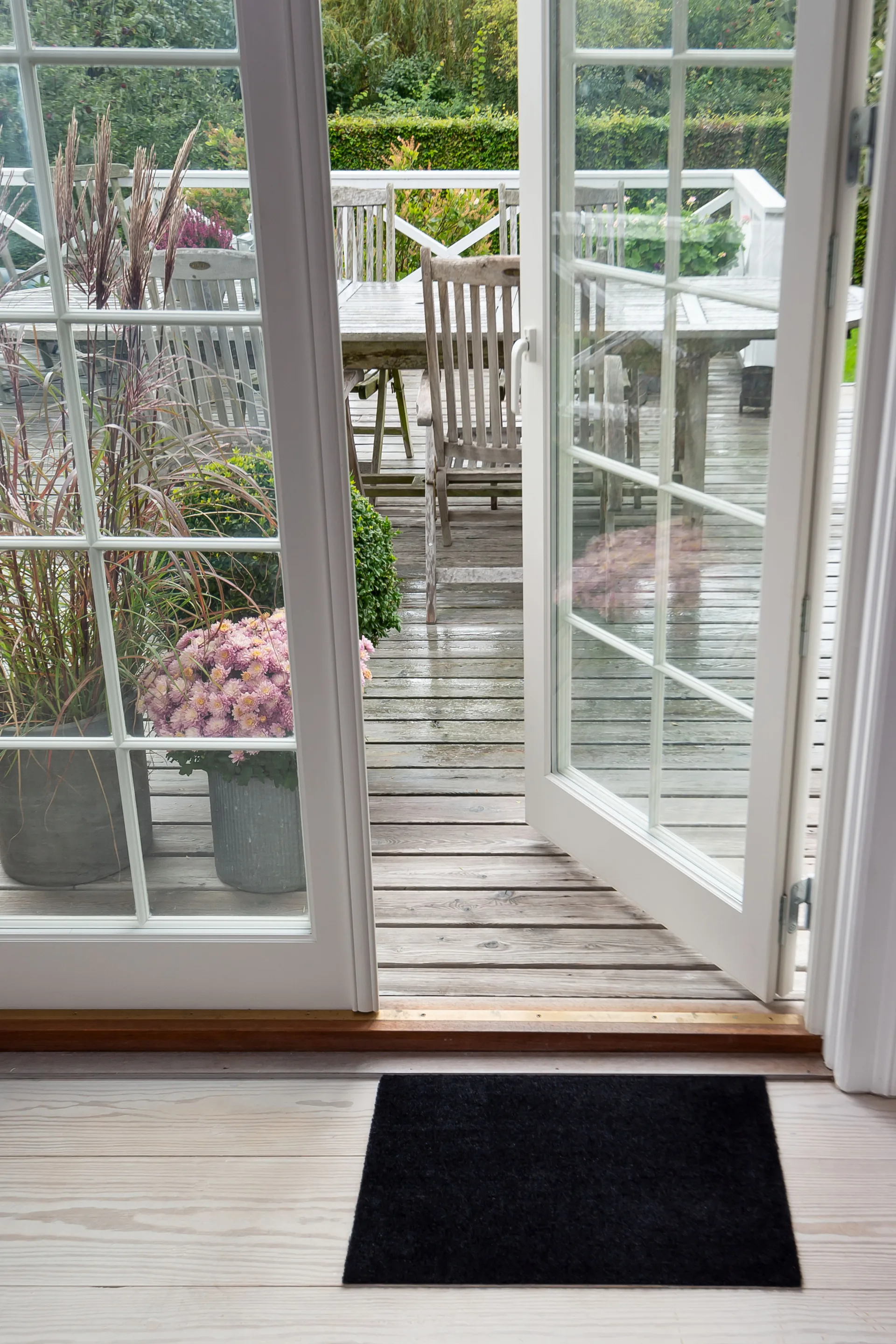 Unicolor Fußabstreifer, Black, 40 x 60cm tica copenhagen