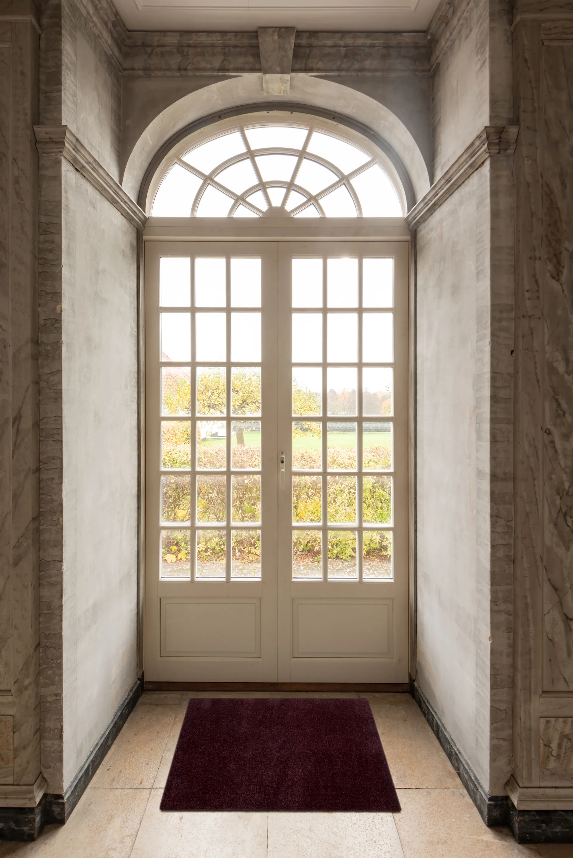 Unicolor Fußabstreifer, Bordeaux, 60x90 cm tica copenhagen