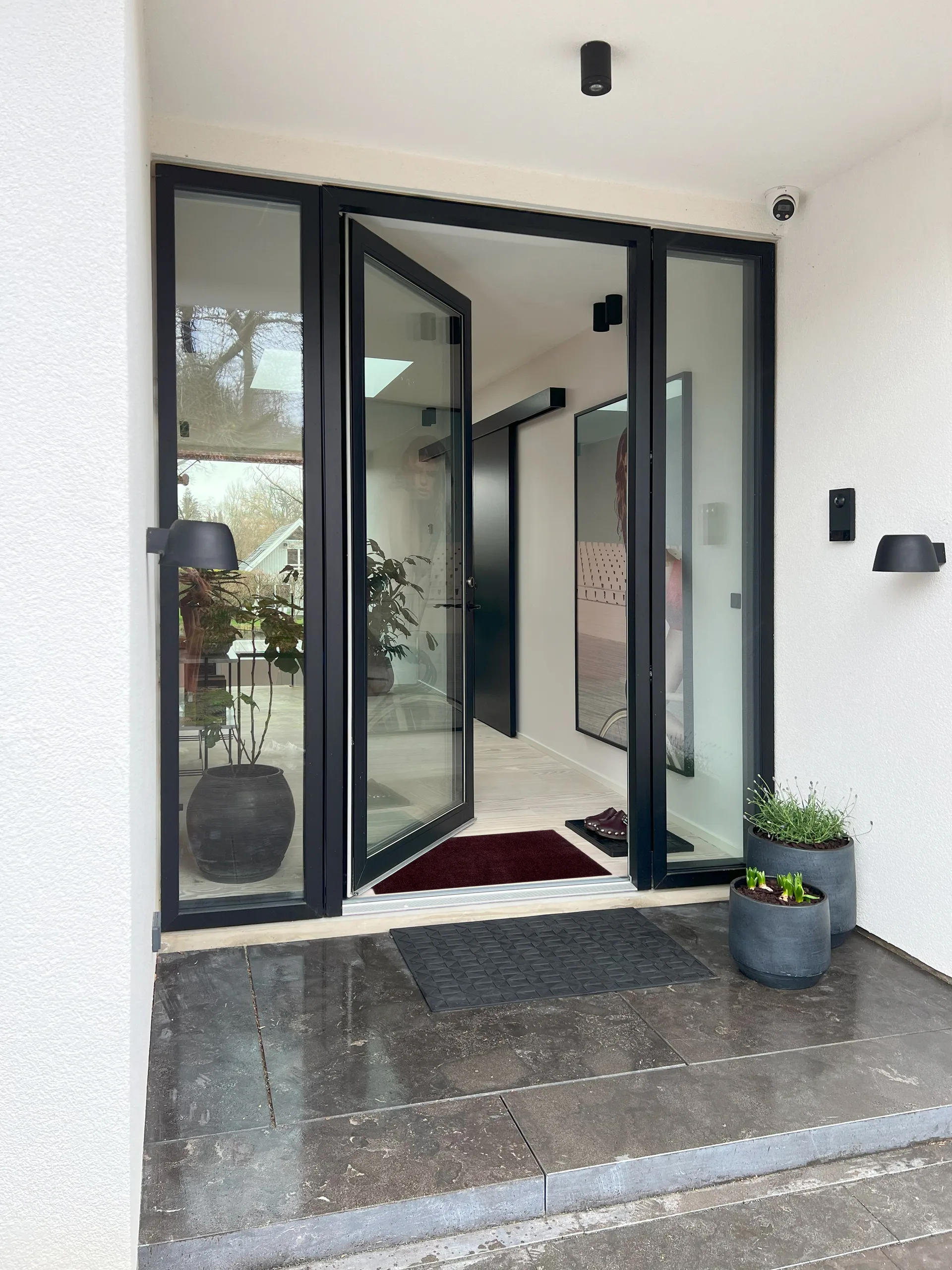 Unicolor Fußabstreifer, Bordeaux, 60x90 cm tica copenhagen