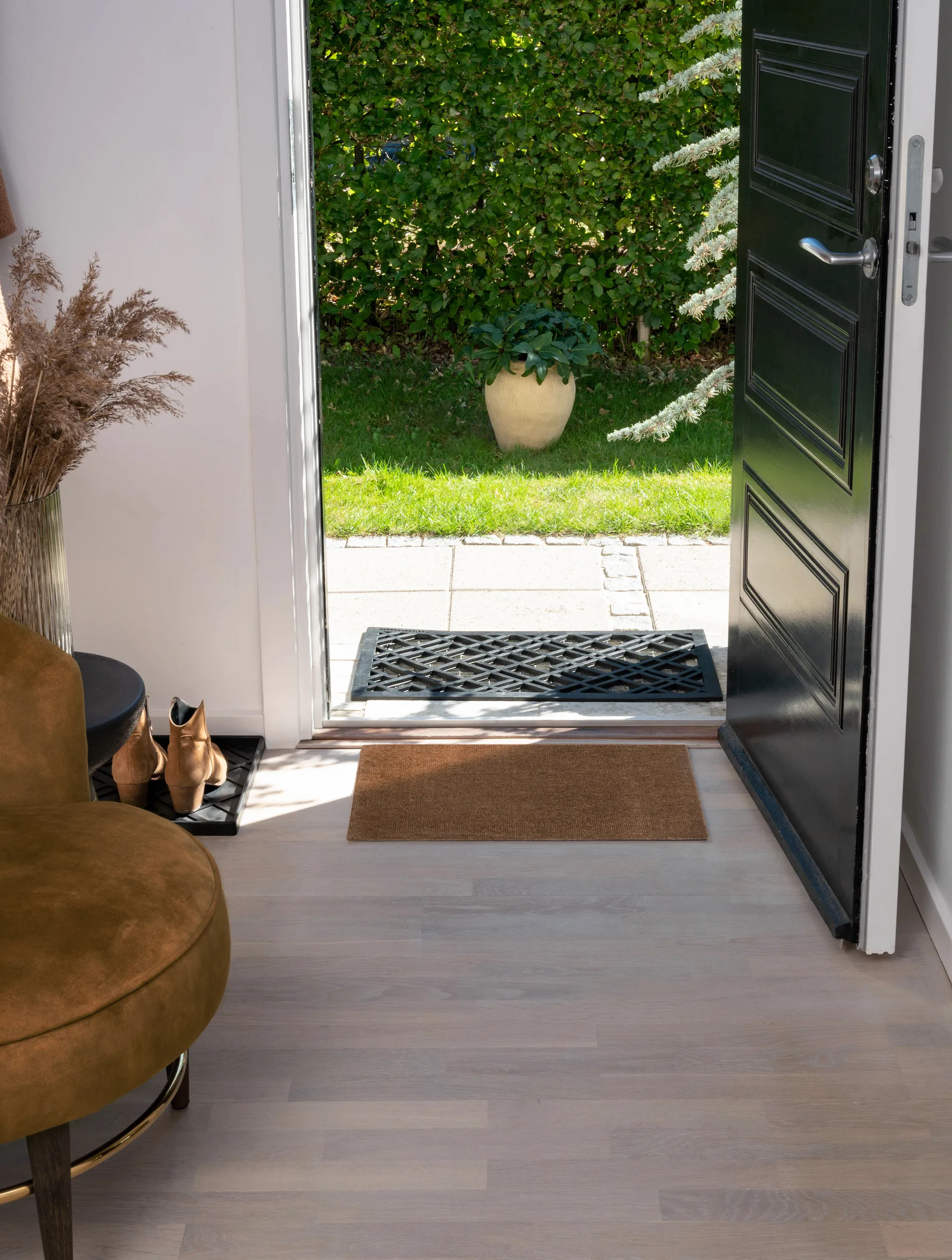 Unicolor Fußabstreifer, Cognac, 40x60 cm tica copenhagen