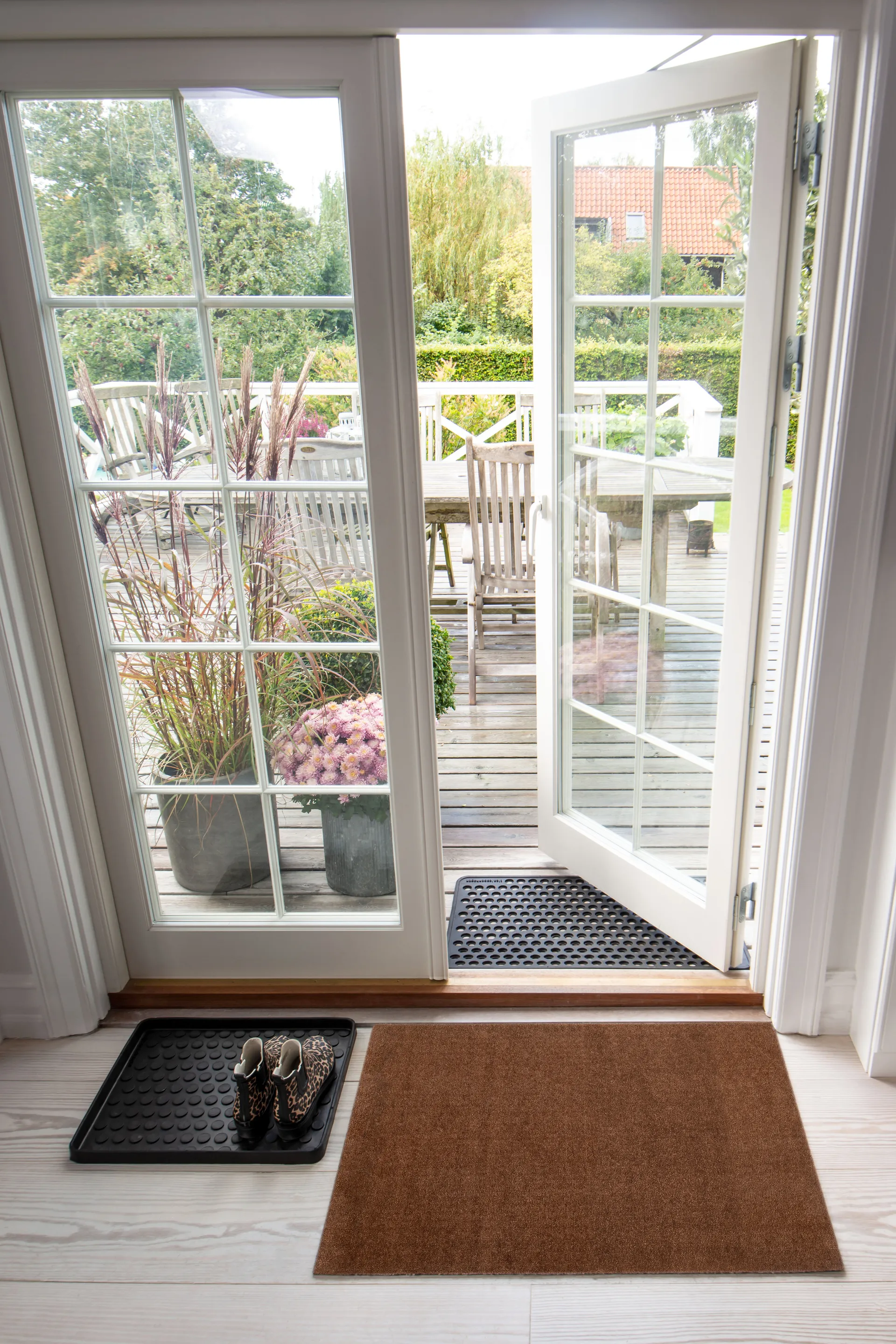 Unicolor Fußabstreifer, Cognac, 60x90 cm tica copenhagen